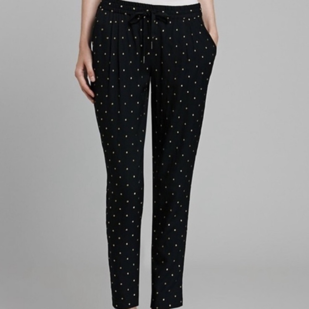 Joie Gold Square Silk Pants